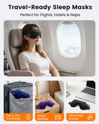3 Pack Sleep Masks for Side Sleepers, True Blackout 3D Eye Mask for Sleeping - Image 7