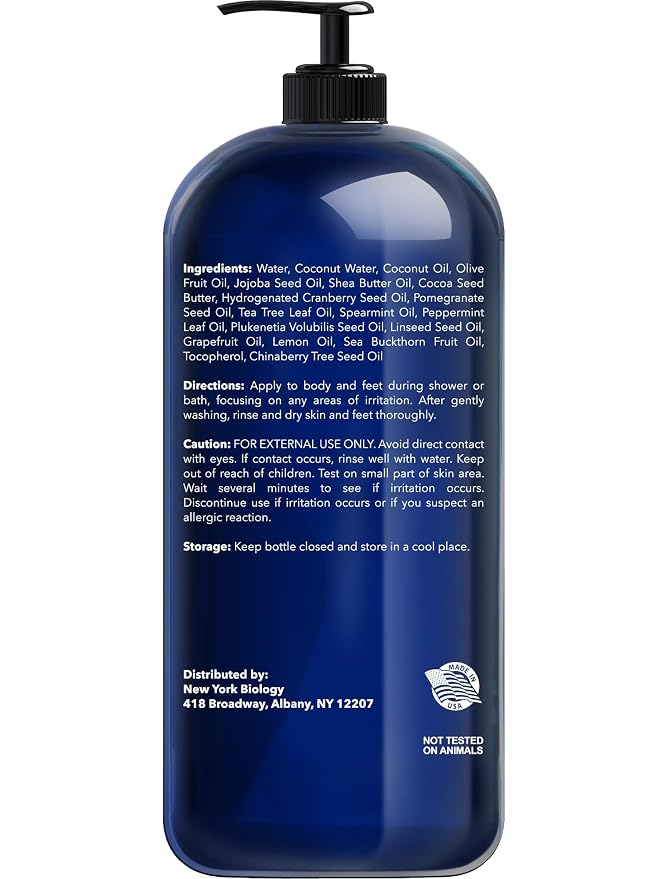 New York Biology Tea Tree Mint Body Wash - Image 2