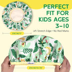 Years calm Kids Shower Cap, Waterproof Reusable Cartoon Bath Cap - Image 2