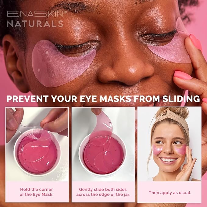 Under Eye Patches for Puffiness and Dark Circles: Caffeine Gel Masks for - Image 3
