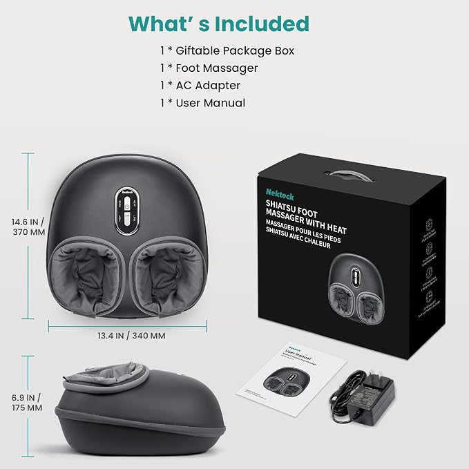 Nekteck Shiatsu Foot Massager - Image 8