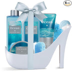 Spa Luxetique Gifts for Women High Heel Gift Set for Women 8pcs Ocean Breeze by SPALUXETIQUEWORLD
