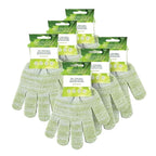 EcoTools Bath + Shower Gloves 6 Pack, Exfoliating Gloves Remove Dead Skin & by EcoTools