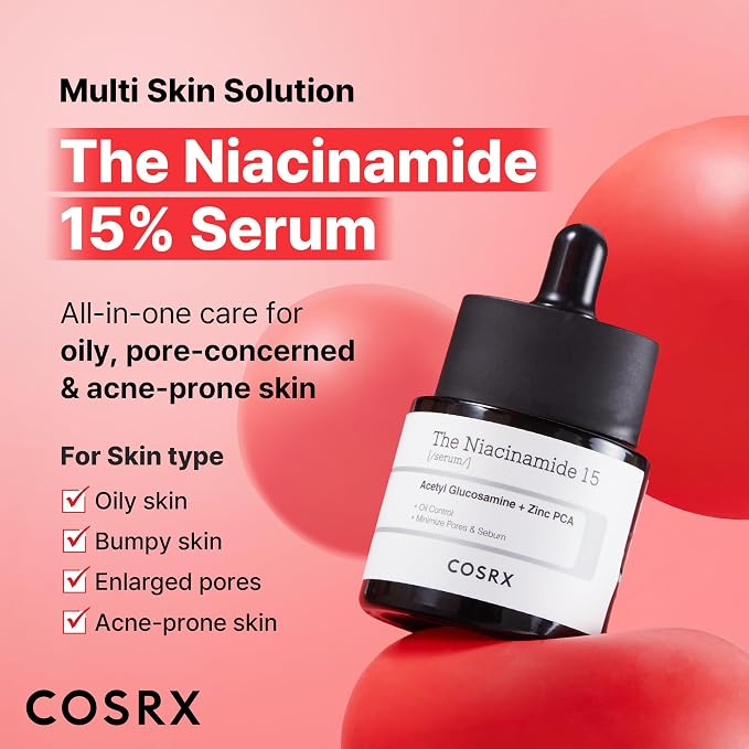 COSRX 15% Niacinamide Face Serum, 0.67 fl oz, Pore Minimizer Serum - Image 2