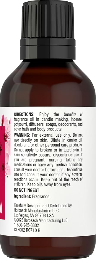Horbäach Japanese Cherry Blossom Fragrance Oil | 1 fl oz | Premium Grade | - Image 2