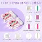 TADOPRO Press On Nail Tool Kit, Disposable Nail Prep Kit - Image 2