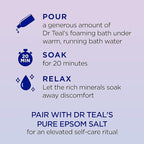 Dr Teal's Foaming Bath with Pure Epsom Salt, Melatonin Sleep Soak with - Image 3