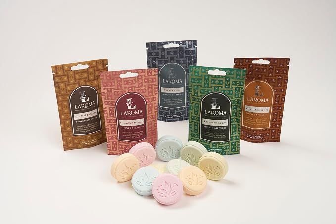 Laroma Aromatherapy Shower Steamers, 10 Pack Shower Bombs - Image 3