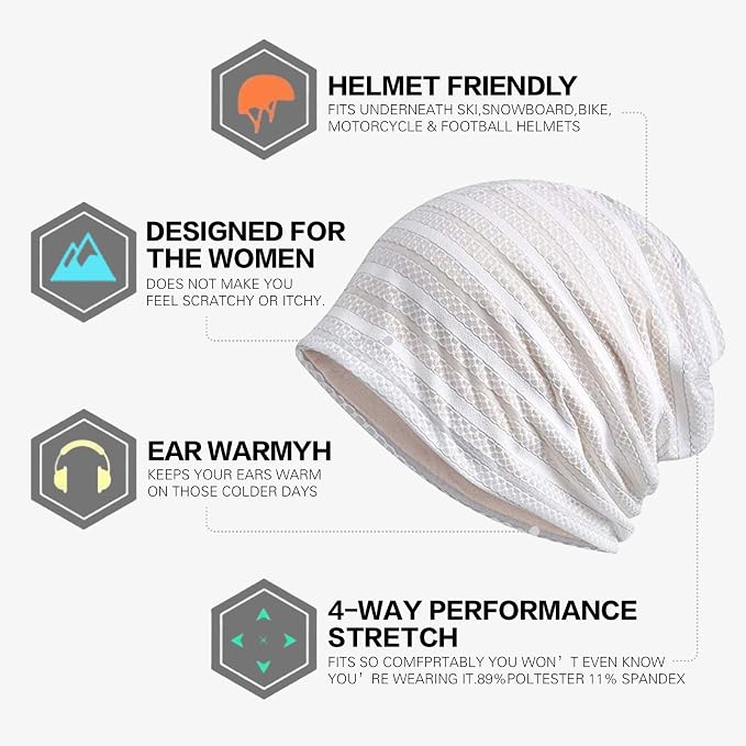Women's Summer Beanie for Men Hat Boho Hats Adult Dwarf Hats Chemo Cap Cancer - Image 6