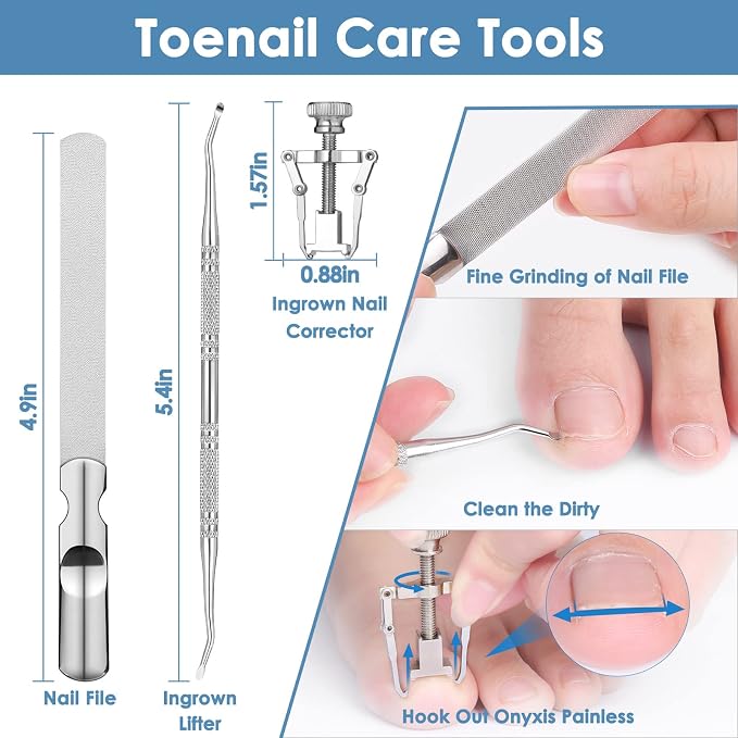 Modacraft Podiatrist Toenail Clippers, Professional Thick & Ingrown Toe Nail - Image 6