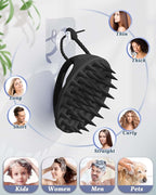 Manmihealth Large Hair Scalp Scrubber, One-piece Silicone Scalp Massager - Image 6
