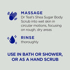 Dr Teal's Shea Sugar Body Scrub, Cannabis Sativa Hemp Seed Oil - Image 3