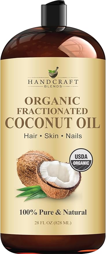 Handcraft Blends Organic Fractionated Coconut Oil | 100% Pure and Natural | by HandcraftBlends
