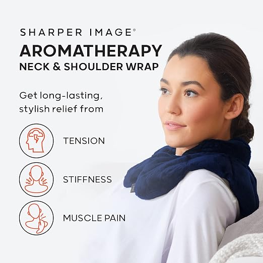 Sharper Image Heated Neck & Shoulder Wrap - Image 2