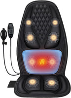 Back Massager with Heat with 8 Motors, Massage Chair Pad, Seat Massager with by COMRELAX
