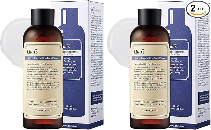 DearKlairs Supple Preparation Facial Toner- Balace pH Level, Deep Moisturizer by DearKlairs