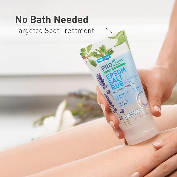 PROcure Epsom Salt Rub Gel – Concentrated Muscle Relief - Image 2