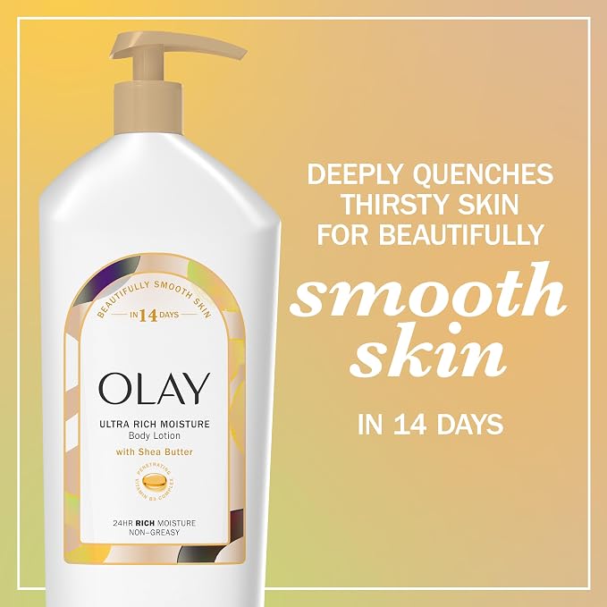 Olay Body Lotion for Women, Ultra Rich Moisture, 24hr Moisturizing & Deep - Image 3