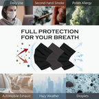 CSD Colo 30 Pcs Black Disposable Face Masks, 3 Ply Adult Mask - Image 5