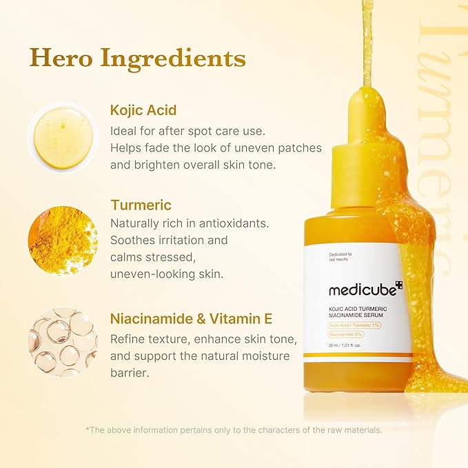 medicube Kojic Acid Turmeric Clarifying & Balancing Capsule Serum - Image 3