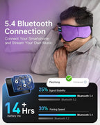 Sleep Mask with Bluetooth 5.4 Headphones, Wireless Music Sleep Eye Mask - Image 7