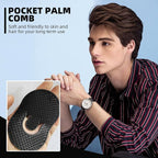Soft 'N Style 6 Packs Pocket Palm Combs, Shampoo Comb, Massager Hair Brush Comb - Image 2