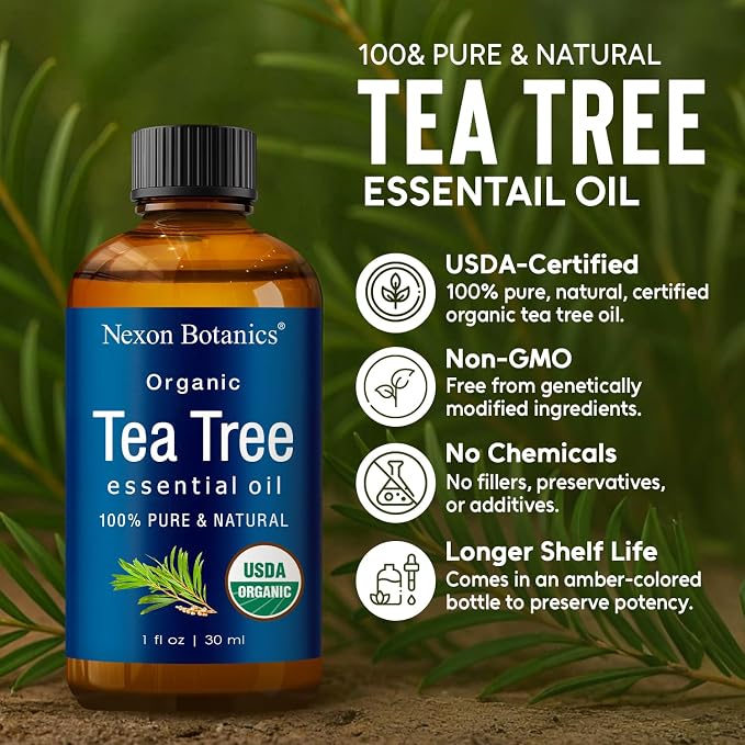 Organic Tea Tree Essential Oil 30 ml - Image 2