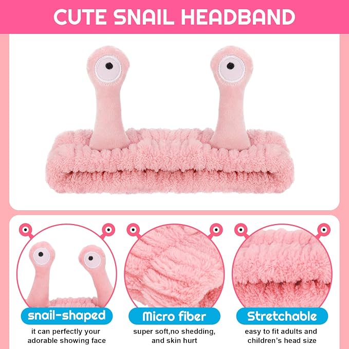 DragonflyDreams 4 Packs Snail Head Bands, Headband - Image 2