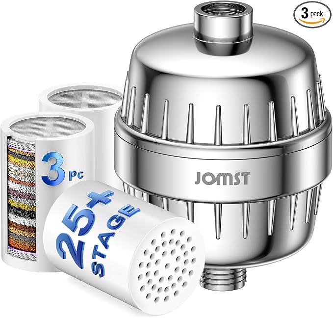25 Stages Shower Filter with 3 Cores by Jomst