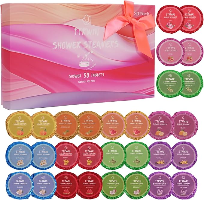 Shower Steamers Aromatherapy 30 Pack Shower Bombs - Image 2