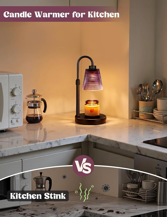 Innqoo Purple Candle Warmer Lamp - Image 4