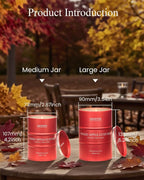M&SENSE Baked Apple Scented Candles Christmas Decor, Natural Non Toxic - Image 5