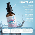 Eva Naturals Multi Peptide Face Serum – Anti Aging Collagen Peptides - Image 4