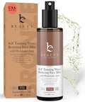 Bronzing Face Tanner Spray Mist, Sunless Face Tanning Water, USA Made by BeautybyEarth