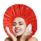 Jumbo Size Shower Cap 2 PCS Waterproof Shower Caps - Image 2
