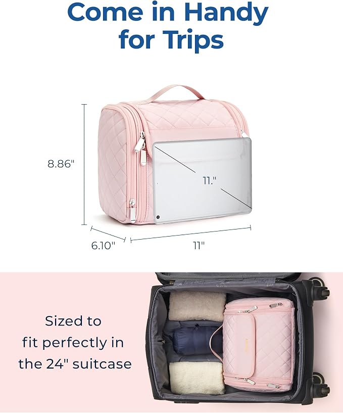BAGSMART Makeup Bag for Women - Image 5