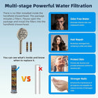 Hibbent All Metal 10'' Filtered Rainfall Shower Head Combo, High Pressure - Image 5