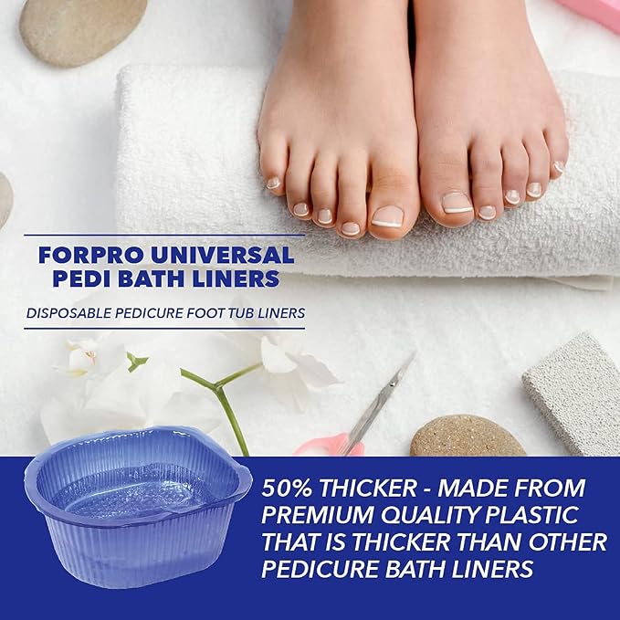 ForPro Professional Collection Universal Pedi Bath Liners, 50% THICKER - Image 3