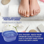 ForPro Professional Collection Universal Pedi Bath Liners, 50% THICKER - Image 3