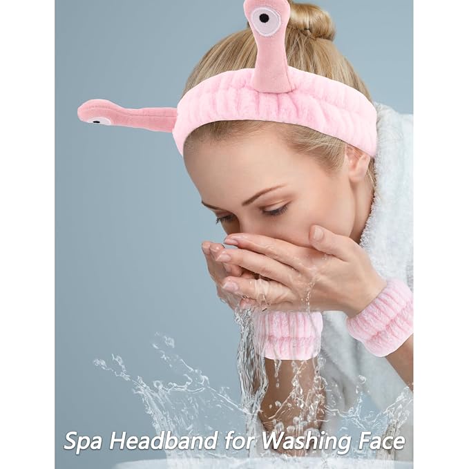 VELSCRUN Spa Headband, Makeup Face Wash Skincare Headbands, Stuff - Image 2