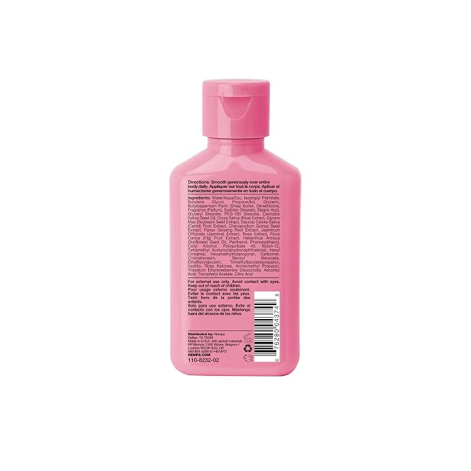 Hempz Mini Collagen-Infused Jasmine & Rose Body Moisturizer, 2.25 oz - Image 2