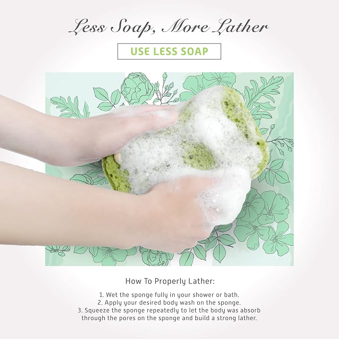 Spongentle Loofah Sponge for Shower and Bathing, Bath Sponge - Image 4