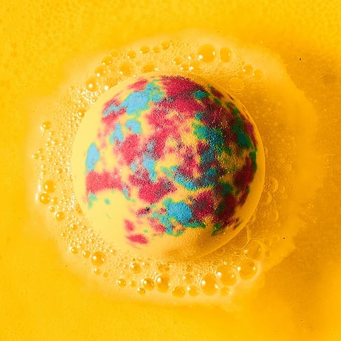 Da Bomb Bath Tie Dye Yellow Bath Bomb, Passion Fruit - Image 5