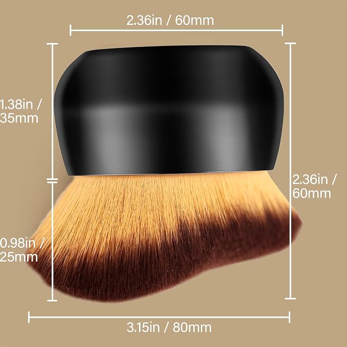 Extra Large Body Makeup Brush For Self Tanner, Leg Makeup &Bronzer Blend - Image 4
