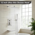 Midanya Shower System with Tub Spout, Bathtub Shower Faucet Set with Square - Image 2