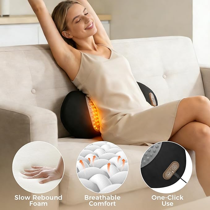 3-in-1 Electric Lumbar Support Pillow - Image 3