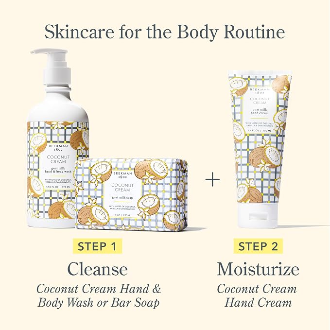 Beekman 1802 Goat Milk Hand Cream – Coconut Cream – Scented – 2 oz – - Image 5