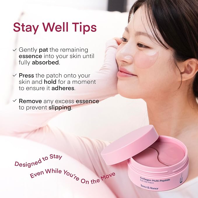 TEREZ & HONOR Peptide Collagen Under Eye Patches - Image 7