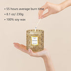 Chloefu LAN Sandalwood Candle, Dad Gifts Candle, Natural Soy Scented Candles - Image 2