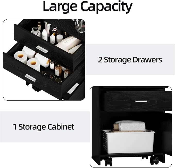 4ever2buy Salon Station for Hair Stylist, Salon Trolley Cart - Image 4